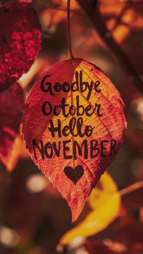 GOODBYE OCTOBER, HELLO NOVEMBER