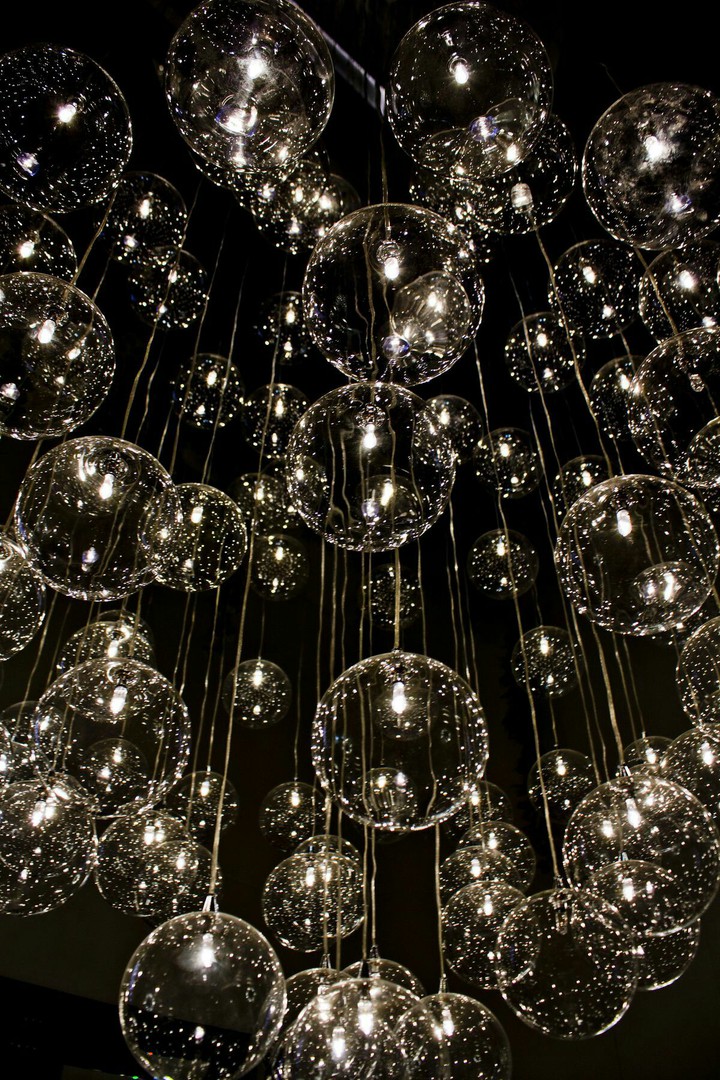 lights in dark night