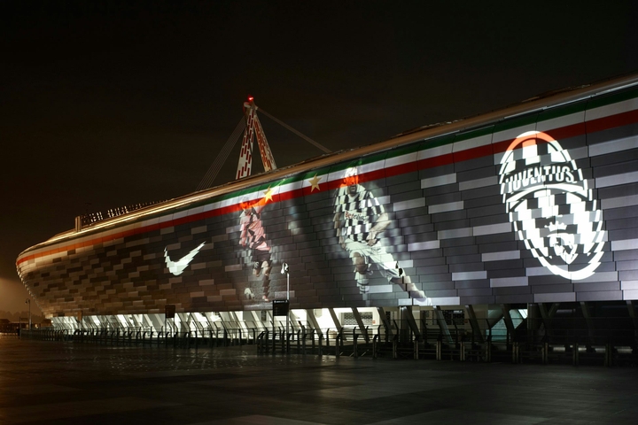 Juventus Stadium by night