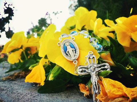 rosary and nature