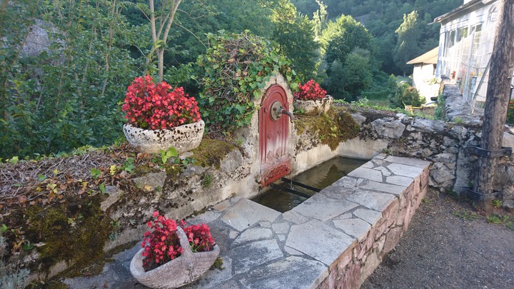 The beautiful Mauléon-Barousse village in southwest France