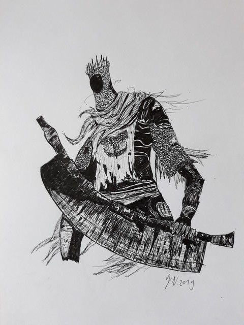 Dark souls 3 Yhorm the Giant by me/ FiX