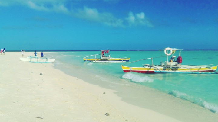 Sea and sand.
