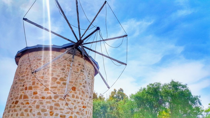 Alaçatı Windmill, İzmir, Turkey
