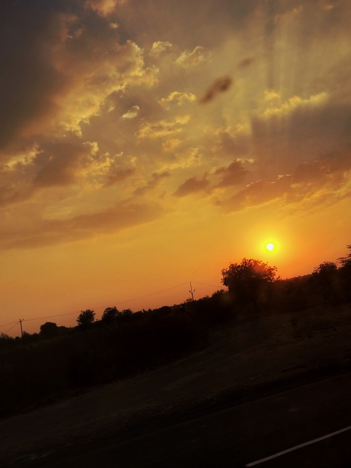 sun in the traveling