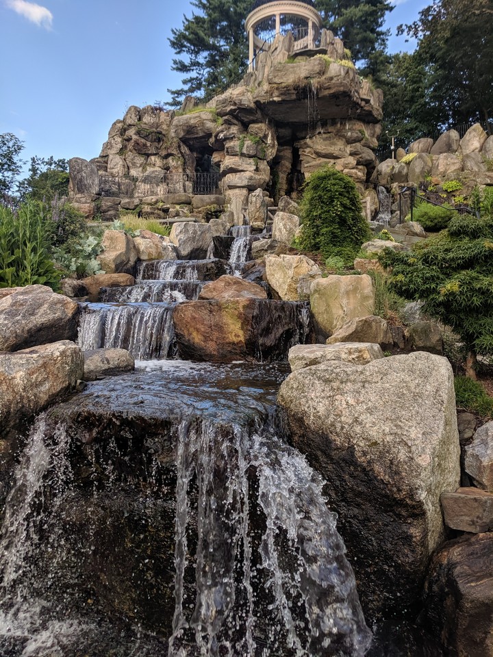 Birds Nest and Waterfall