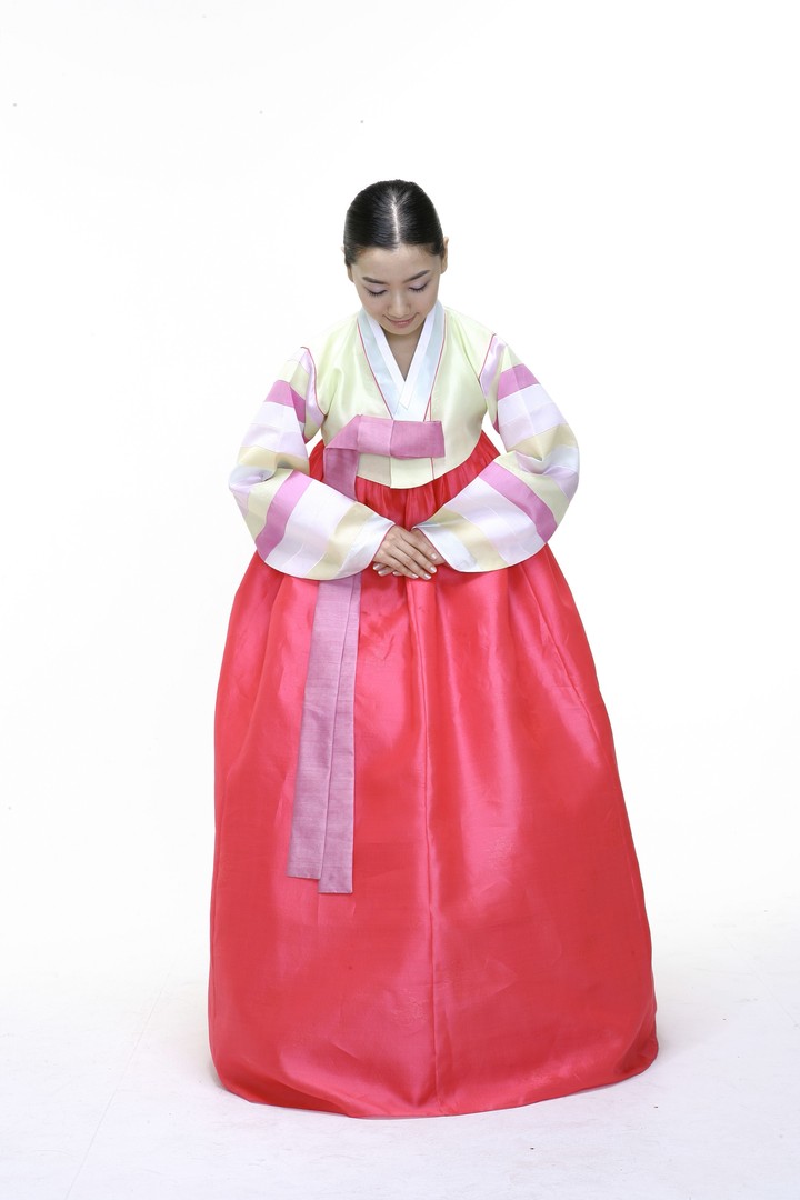 Couple in Korean Dress