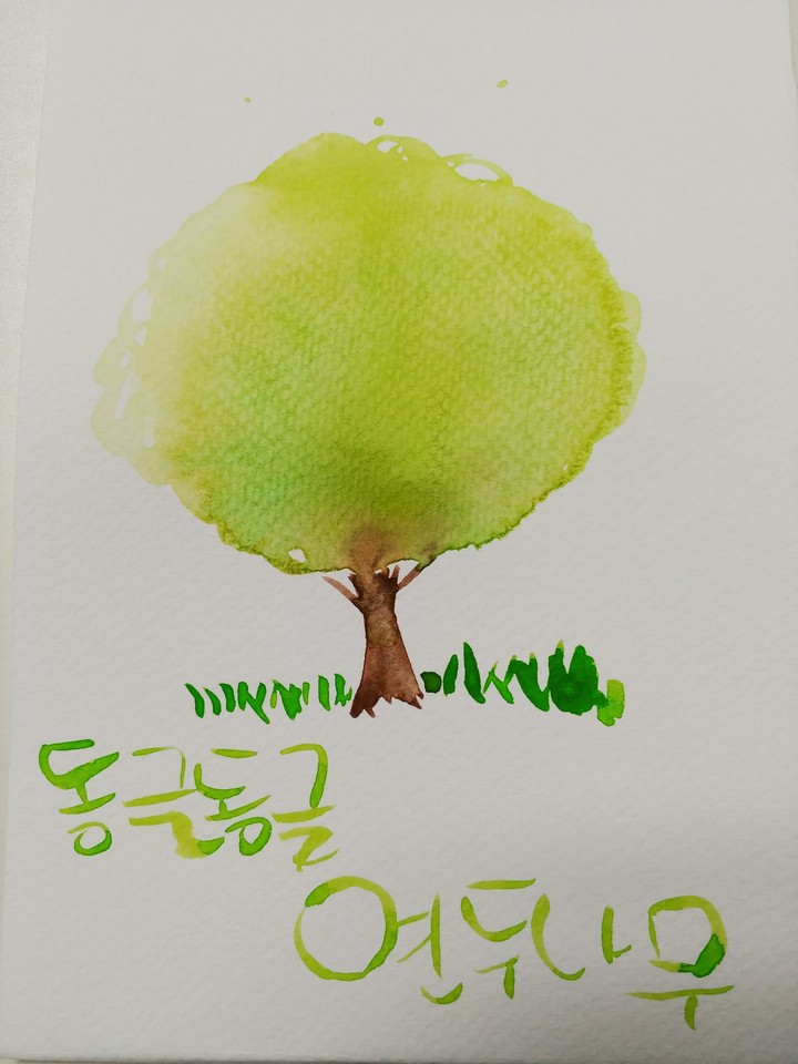 동글동글 연두나무