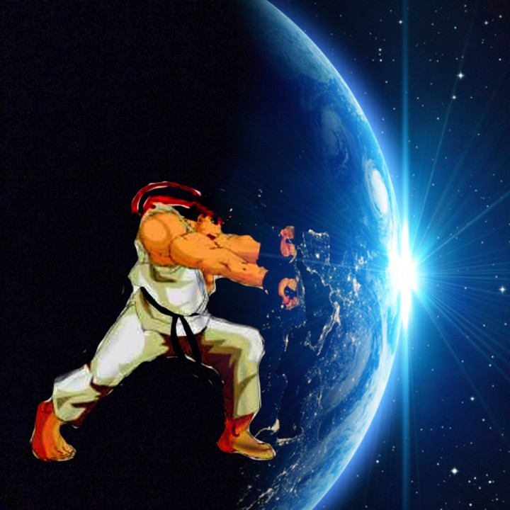 ryu's ultimate Earth shattering Hadouken