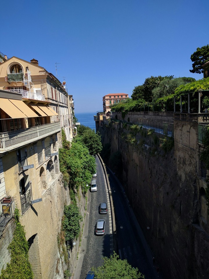 Road in  Sorrento, Italy