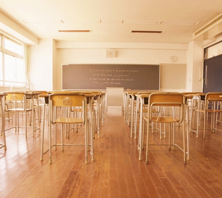 Uninhabited classroom...