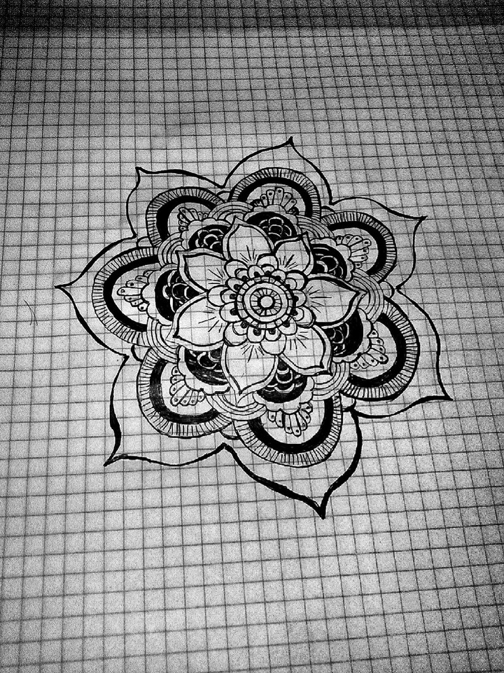 black and white