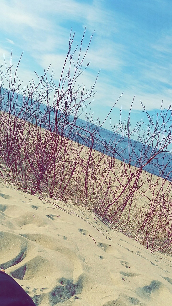 Whit friend in beach❤