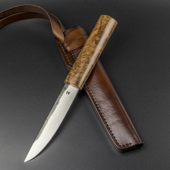Handmade knife - Fin style