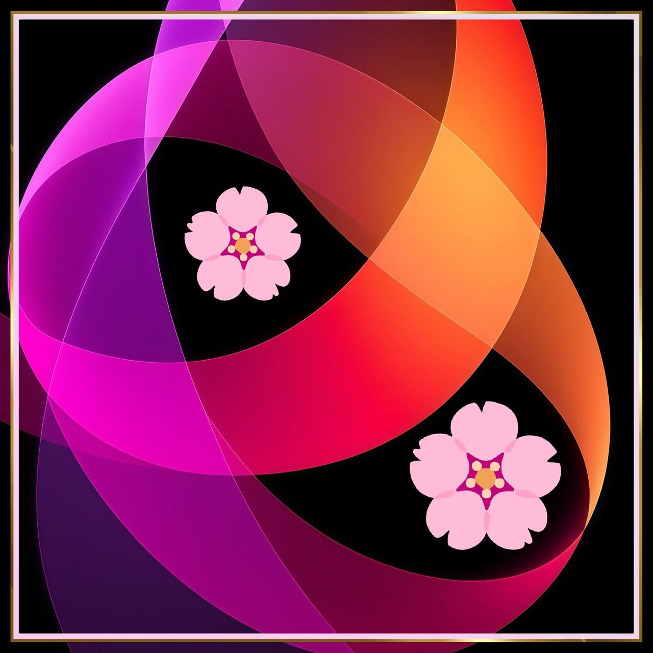 Fiori in astrazione