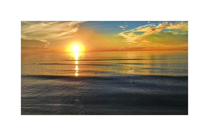 sun from the water