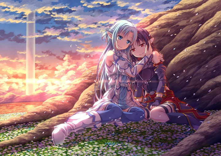 ♡ Asuna and Yuuki - Sword Art Online ♡