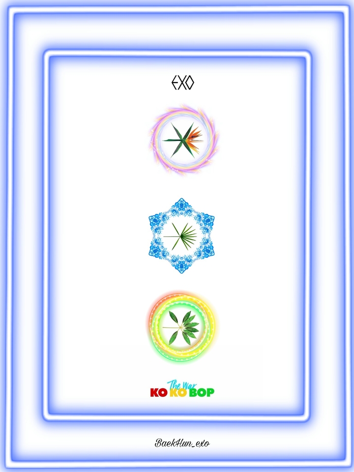 exo #TheWar logo #KoKoBop