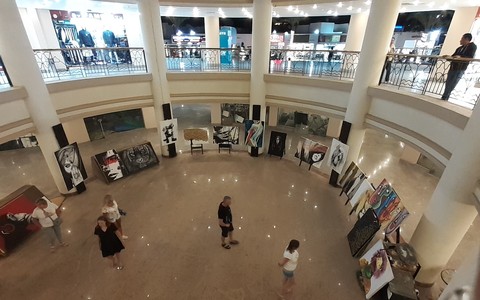 Shopping, city桌布