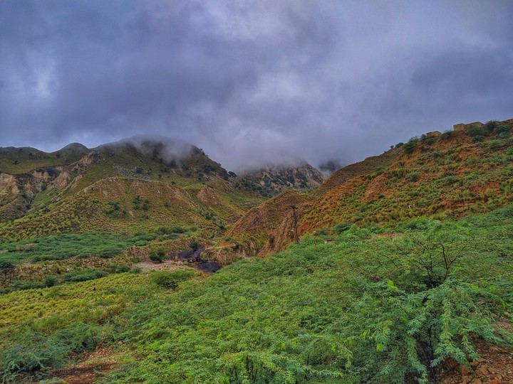 Green mountains