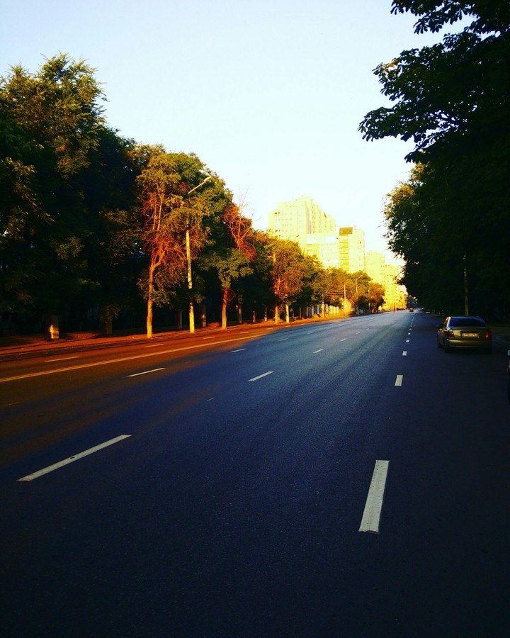 Sunrise in Rostov-on-Don