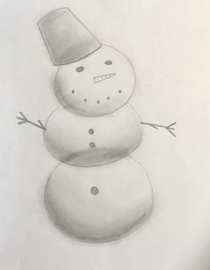 Drawn Snowman