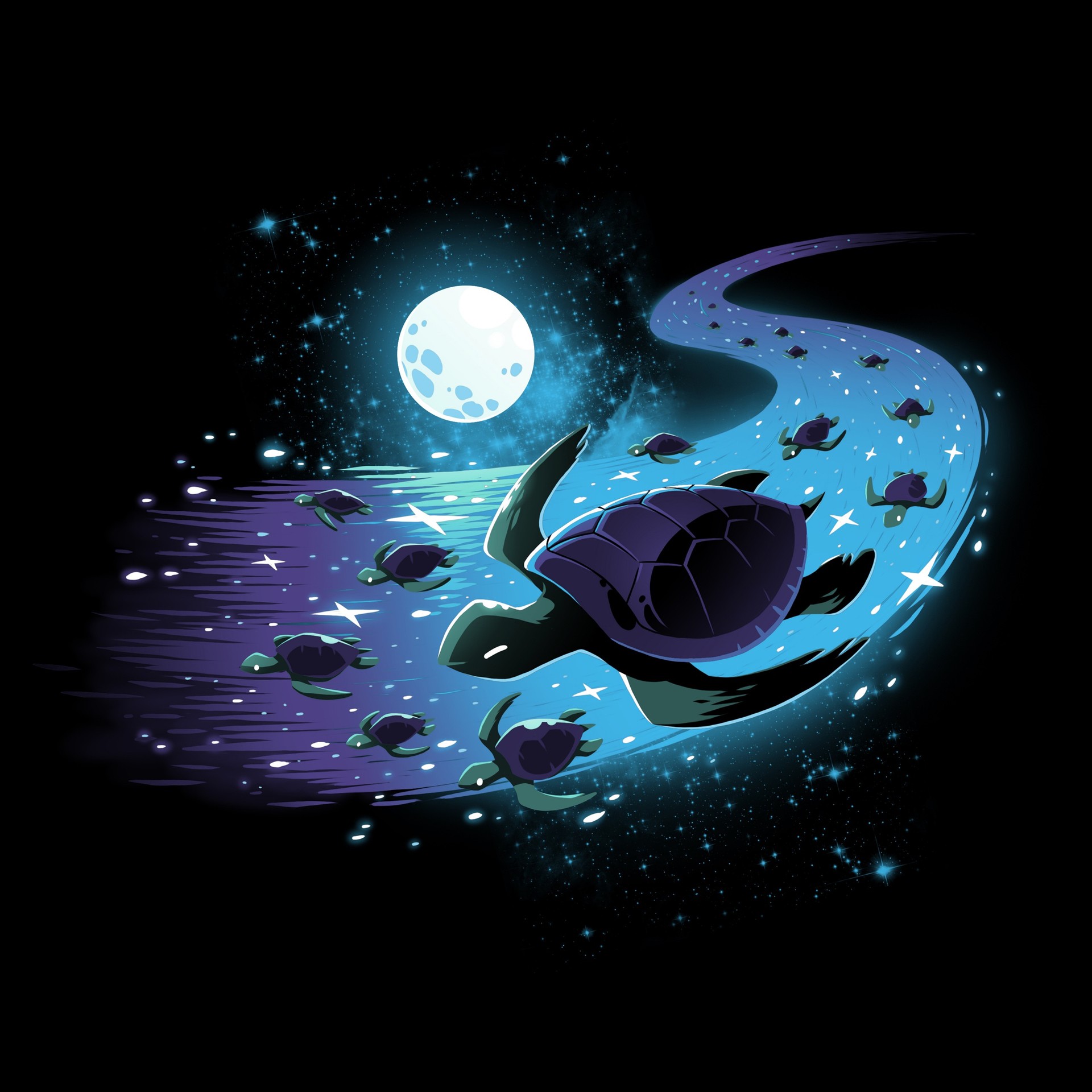 tapety tortoise, night
