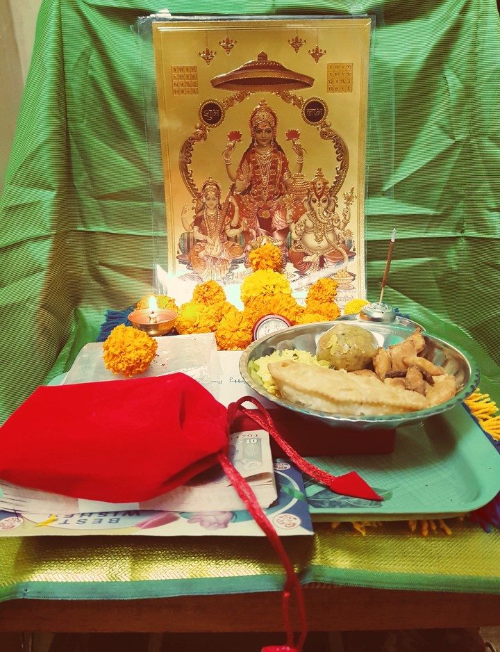laxmi pujan in diwali 2018 in mumbai, india.