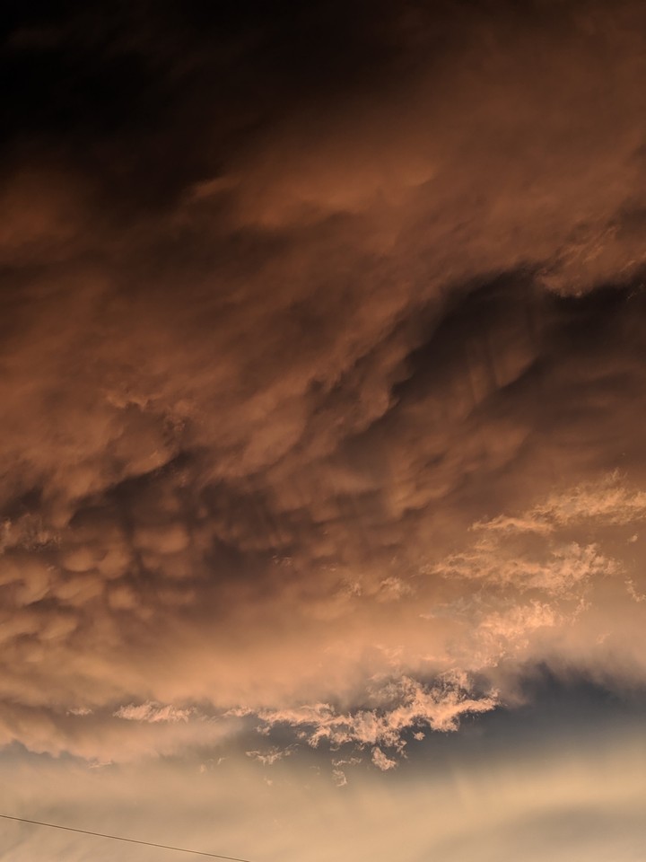 stormy sunset