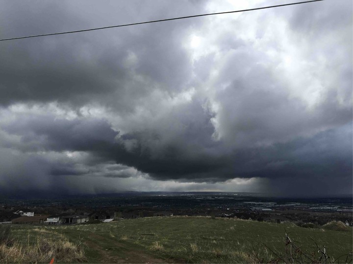 Stormy Hillside