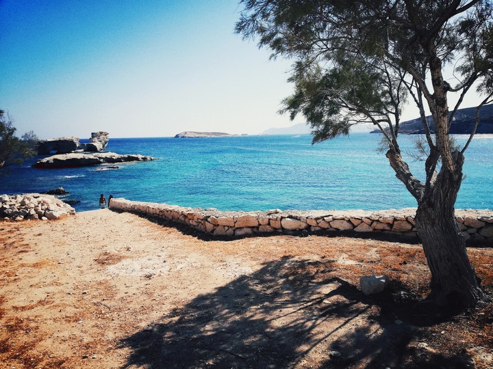 Blue & Sand.