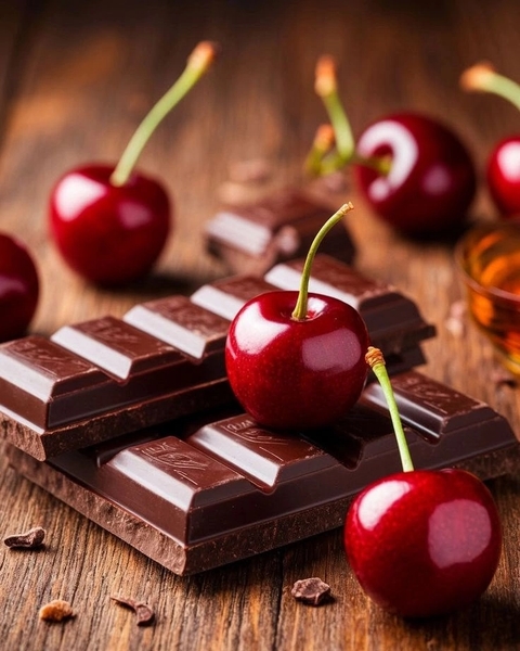 Food, Cherry, Chocolate