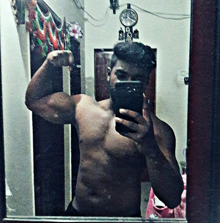 fat but still my guns r muscular
