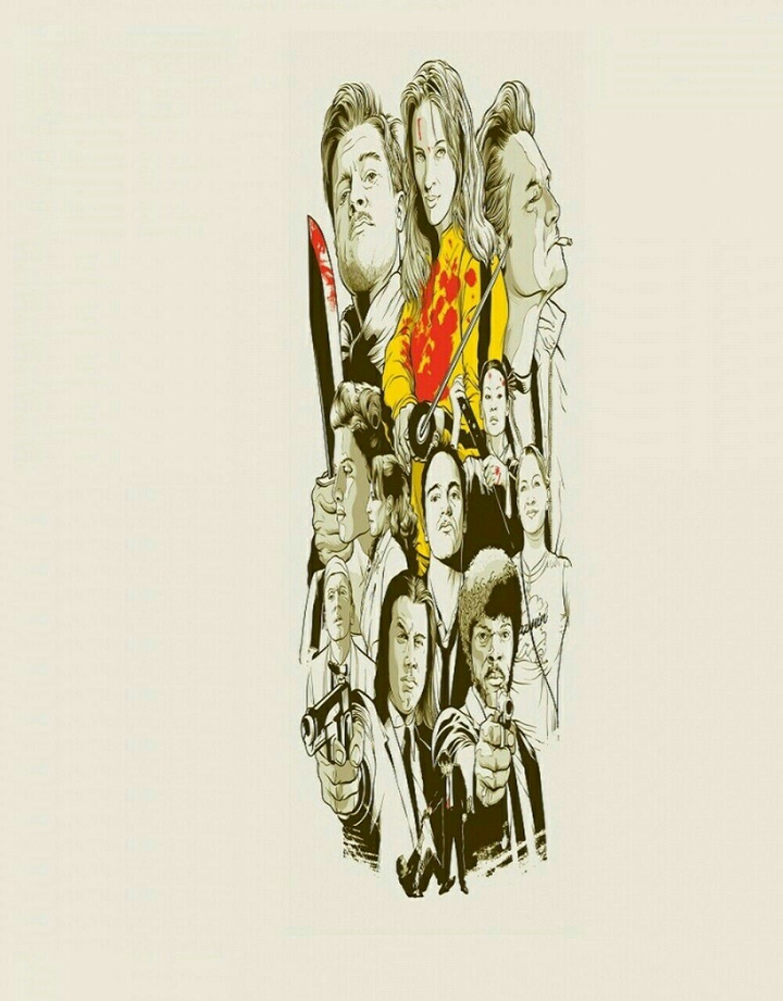Quentin Tarantino Characters artwork