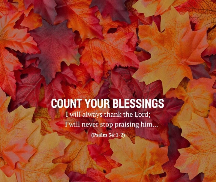 count your blessings