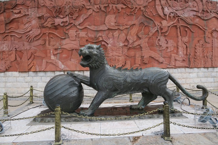 Statue and Wall sculpture