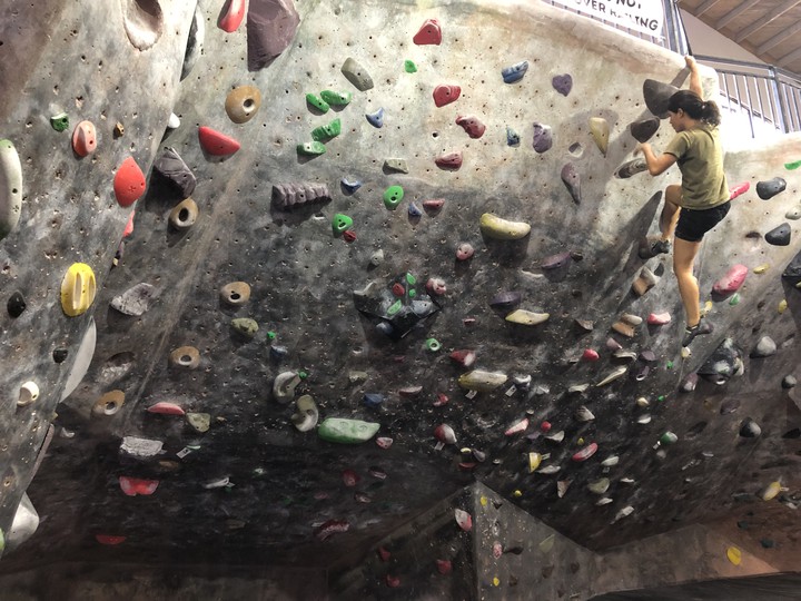Rock climbing