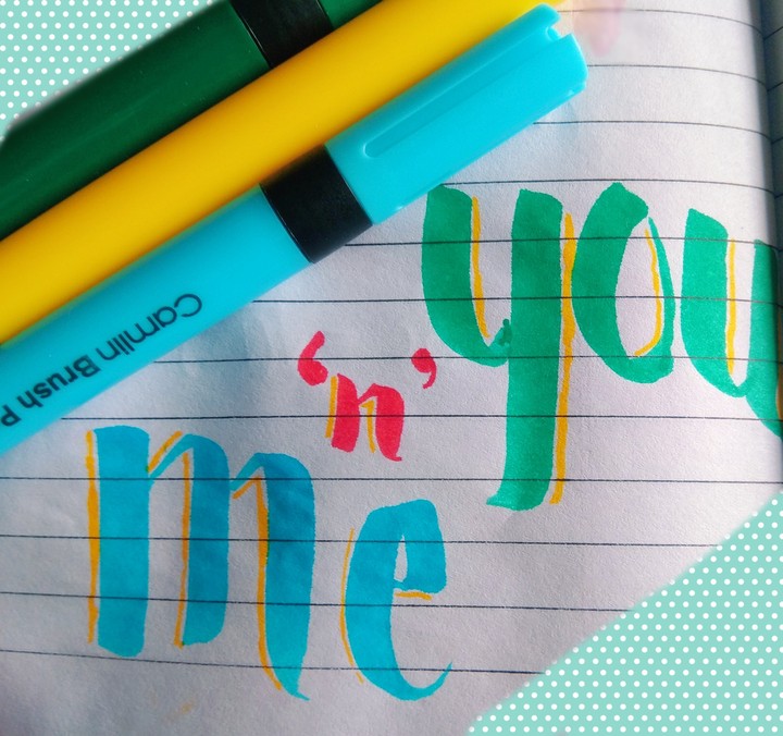 calligraphy...