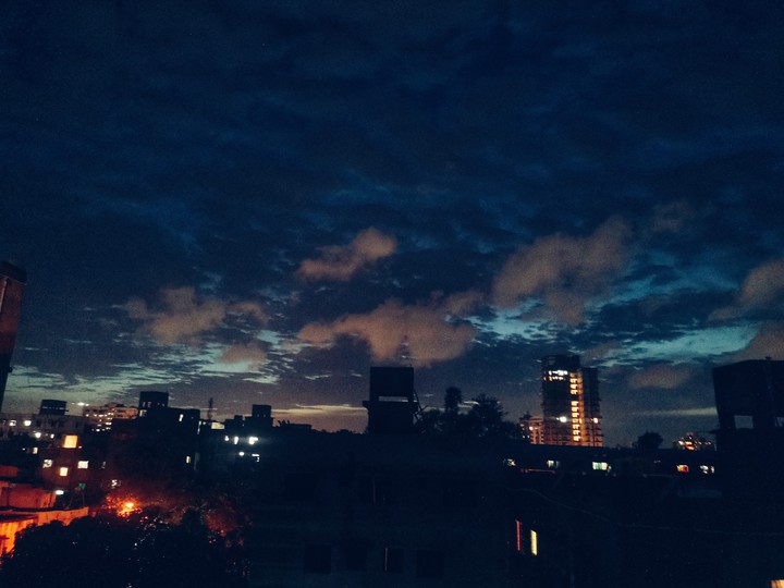 Evening Sky in Kolkata