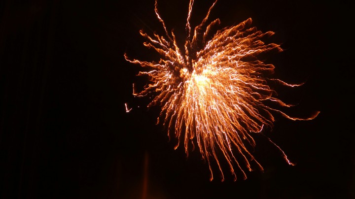 red colour fireworks