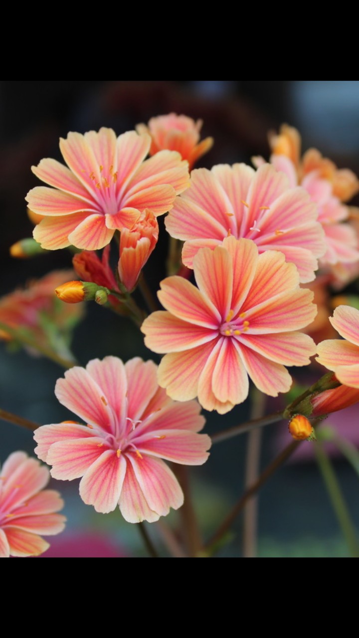 orange flowers.