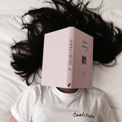 girl with book