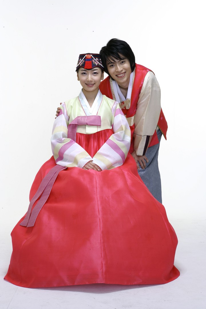 Couple in Korean Dress