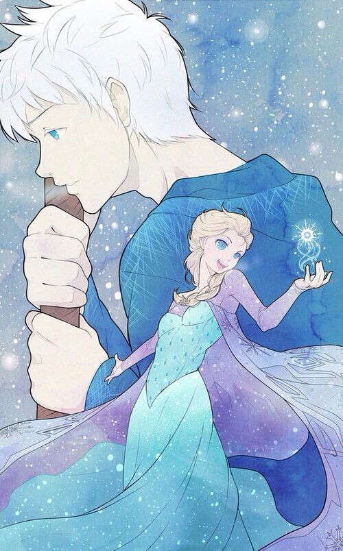 Jack frost and Elsa