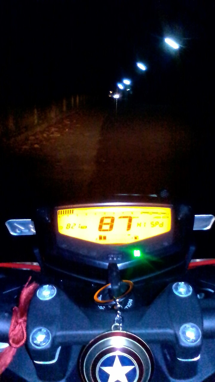 Night bike ride