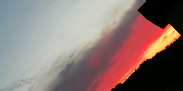 red in the night