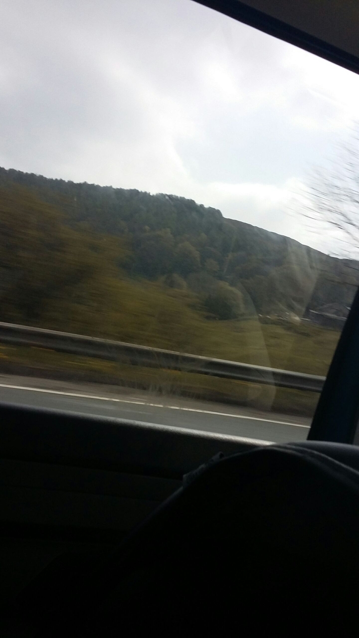 Hills in car ride