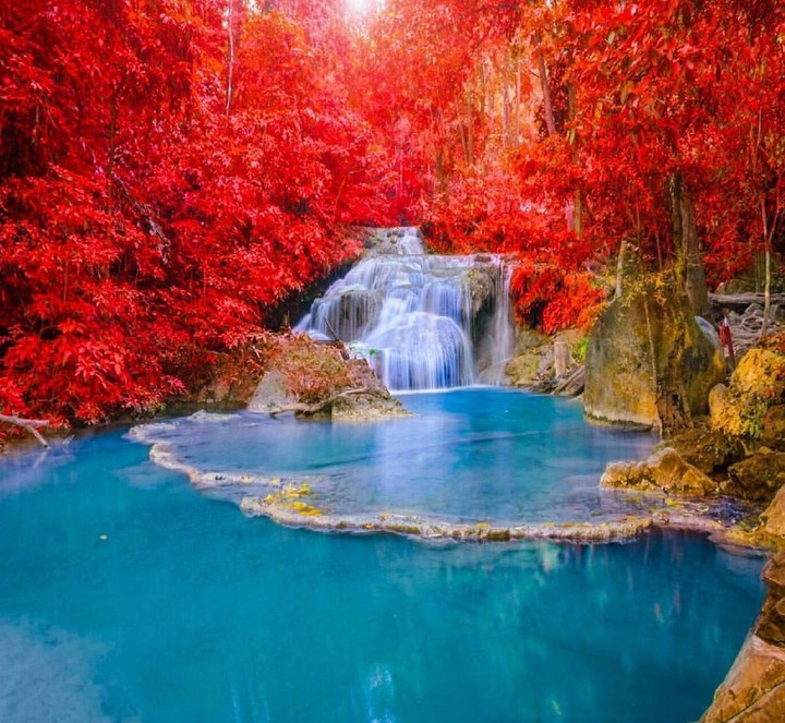 autumn & watherfall