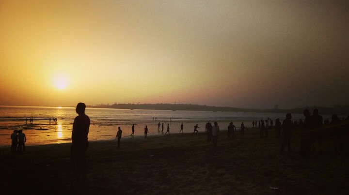 yellow sky beach