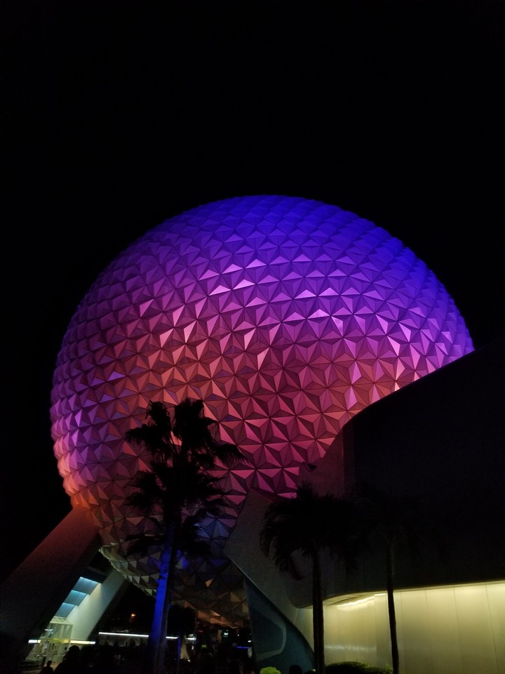 A summer night at Epcot